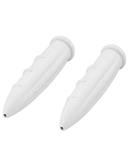 Vintage Lowrider Bullet Grips 7/8 long 135mm VLP-35 White.